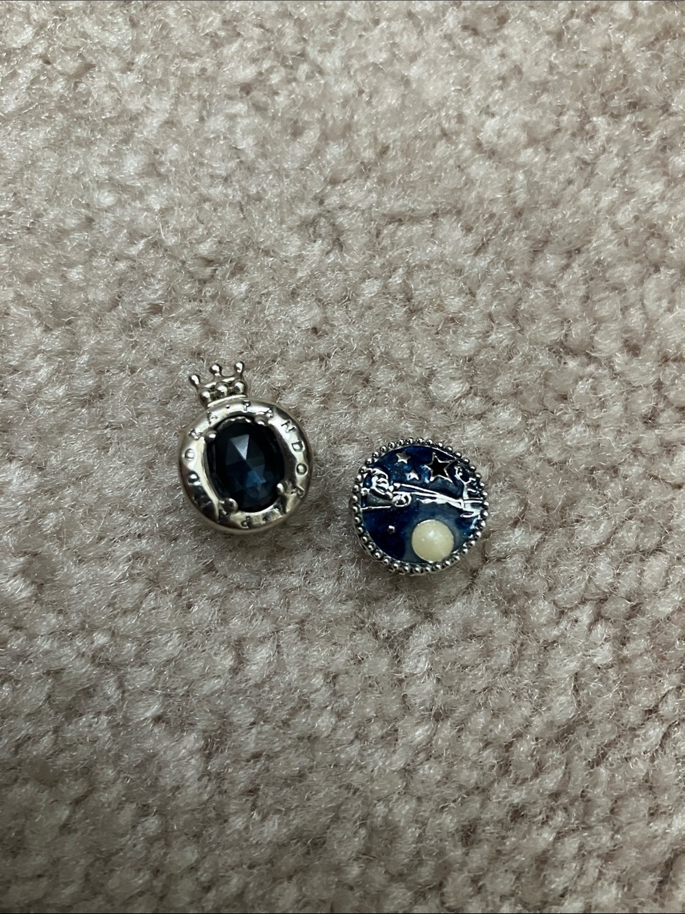 Pandora Crown Charms Bundle - Rose Gold and Silver - Picture 3 of 3